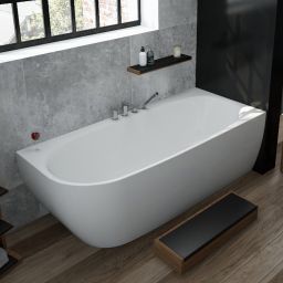 Hoesch iSensi wanna wolnostojąca 170x75 cm narożna prawa biała 3811.010