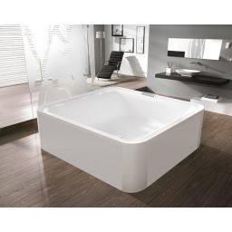 Hoesch Ergo+ wanna wolnostojąca 207,5x195 cm prostokątna biała 6444.010305550
