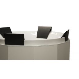 Hoesch Aviva wanna okrągła 180x180 cm okrągła biała 6620.010