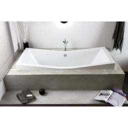 Hoesch Foster wanna prostokątna 180x80 cm do zabudowy biała 6628.010