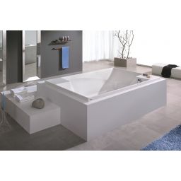 Hoesch Santee wanna prostokątna 190x120 cm do zabudowy biała 6652.010