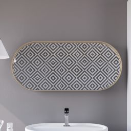 HoM Akasaka lustro 60x120 cm rama stalowa złoty A-60x120-GO50x4