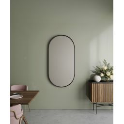 HoM Akasaka lustro 60x120 cm rama stalowa czarny A60x120BLC50x4