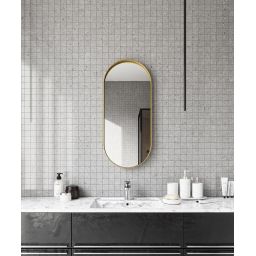 HoM Akasaka lustro 60x120 cm rama stalowa złoty A-60x120-GO50x4