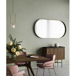 HoM Akasaka lustro 60x120 cm rama stalowa złoty A-60x120-GO50x4