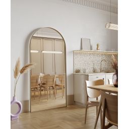 HoM Laval lustro 80x140 cm rama stalowa złoty L-80x140-GO50x4ON