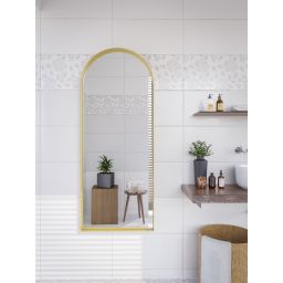 HoM Laval lustro 80x140 cm rama stalowa biały L-80x140-W50x4ON