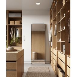 HoM Musum lustro 60x120 cm rama stalowa czarny M-60x120-BLC50x4