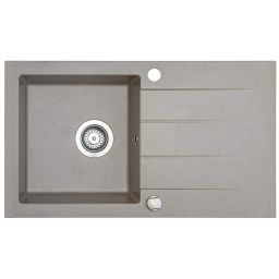 iceBerg Focus zlewozmywak granitowy 76x44 cm piasek ZFS0711