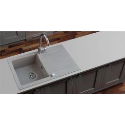 iceBerg Focus zlewozmywak granitowy 76x44 cm piasek ZFS0711