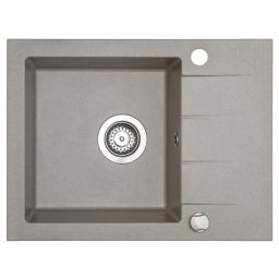 iceBerg Focus zlewozmywak granitowy 58x44 cm piasek ZFS0711A