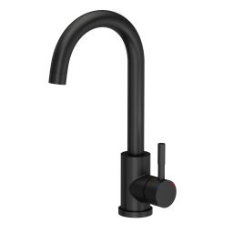 iceBerg San zlewozmywak 59x50 cm z baterią kuchenną Mango onyx metallic/czarny mat ZZB1411ABB