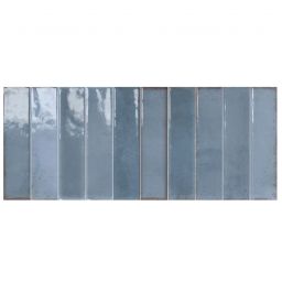 Idea Art Nouveau płytka ścienna 60x25 cm niebieska