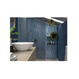 Idea Art Nouveau płytka ścienna 60x25 cm niebieska