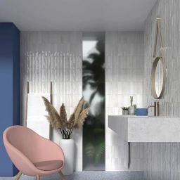 Idea Art Nouveau płytka ścienna 60x25 cm biała