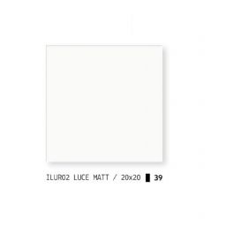 Idea Luce dekor ścienny 20x20 cm biała