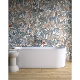 Idea Decori Jungle Bianco Mix dekor ścienny 120x60 cm mix kolorów