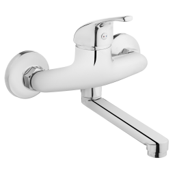 Invena Perea bateria umywalkowa ścienna chrom BC-05-K01