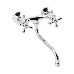 Invena Roma bateria kuchenna ścienna chrom BC-22-00S