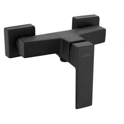 Invena Paros bateria prysznicowa ścienna czarny mat BN-09-004