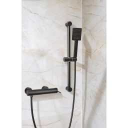 Invena Kalitea bateria prysznicowa ścienna czarny BN72004