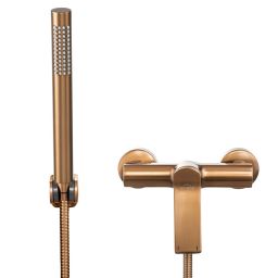 Invena Neri Plus bateria prysznicowa ścienna miedź BN-P1-014