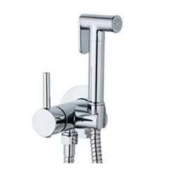 Invena bateria bidetowa z zestawem prysznicowym podtynkowa chrom BP-00-B01