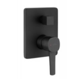 Invena Glamour bateria wannowo-prysznicowa podtynkowa czarny mat BP-02-4K2