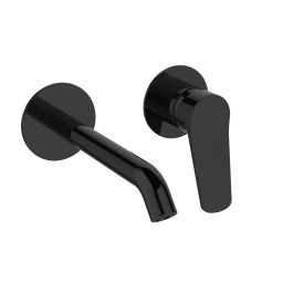 Invena Alonia bateria umywalkowa podtynkowa czarna BP-70-U04