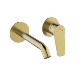 Invena Alonia bateria umywalkowa podtynkowa złota BP-70-U09