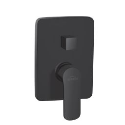 Invena Siros bateria wannowo-prysznicowa podtynkowa czarna BP-90-4K2