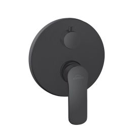 Invena Siros bateria wannowo-prysznicowa podtynkowa czarny mat BP-90-4O2