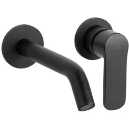 Invena Siros bateria umywalkowa podtynkowa czarna BP-90-U04