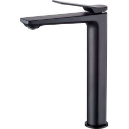 Invena Neri Trend bateria umywalkowa stojąca wysoka czarny mat BU-01-W04