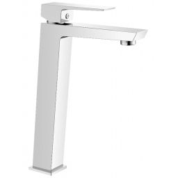 Invena Paros bateria umywalkowa stojąca wysoka chrom BU-09-W01