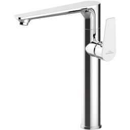 Invena Dokos bateria umywalkowa wysoka chrom BU-19-WB1