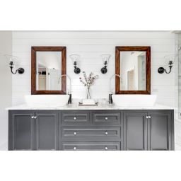 Invena Gabro bateria umywalkowa stojąca czarny/chrom BU-33-W08