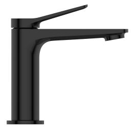 Invena Alonia bateria umywalkowa stojąca czarna BU-70-004