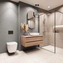 Invena Alonia bateria umywalkowa stojąca chrom BU-70-W01