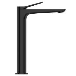 Invena Alonia bateria umywalkowa stojąca czarna BU-70-W04