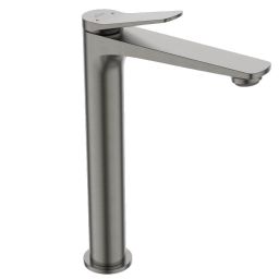 Invena Alonia bateria umywalkowa stojąca wysoka grafit BU-70-W24