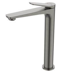 Invena Alonia bateria umywalkowa stojąca wysoka grafit BU-70-W24