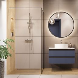 Invena Kalitea bateria umywalkowa stojąca chrom BU-72-001