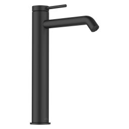 Invena Kalitea bateria umywalkowa stojąca wysoka czarna BU72W04