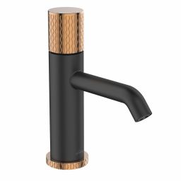 Invena Moonlight bateria umywalkowa stojąca czarny/złoty BU77014