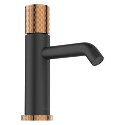 Invena Moonlight bateria umywalkowa stojąca czarny/złoty BU77014