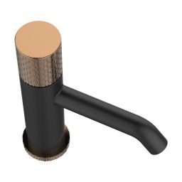 Invena Moonlight bateria umywalkowa stojąca czarny/złoty BU77014