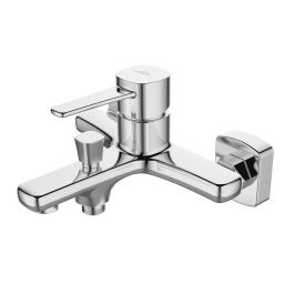 Invena Glamour bateria wannowo-prysznicowa ścienna chrom BW-02-001