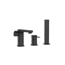 Invena Glamour bateria nawannowa 3-otworowa czarna BW02S04