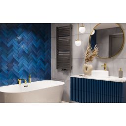 Invena Glamour bateria nawannowa 3-otworowa złoty BW02S09
